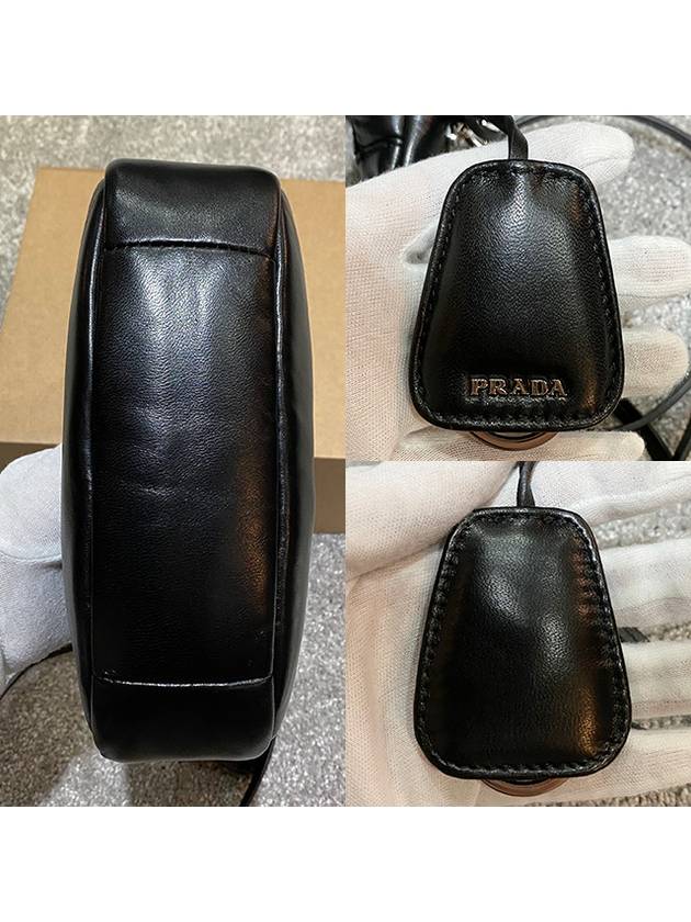 Soft Padded Nappa Leather Mini Bag Black - PRADA - BALAAN 7