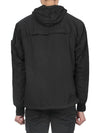 Skin Touch Nylon TC Hooded Jacket Black - STONE ISLAND - BALAAN 6