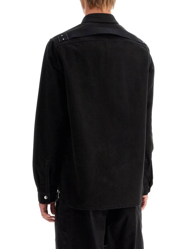 cotton twill outer shirt for - RICK OWENS - BALAAN 3