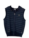 Logo Padded Vest Navy - MONCLER - BALAAN 2