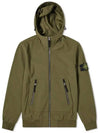 Men's Light Soft Shell R Hooded Jacket Khaki - STONE ISLAND - BALAAN 2