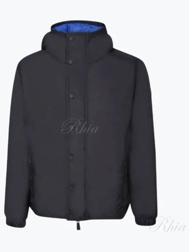 Grenoble Rosiere Reversible Down Hooded Zip-Up Black - MONCLER - BALAAN 2