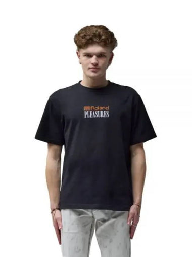 P22W044 BLACK ROLAND Heavyweight TShirt - PLEASURES - BALAAN 1