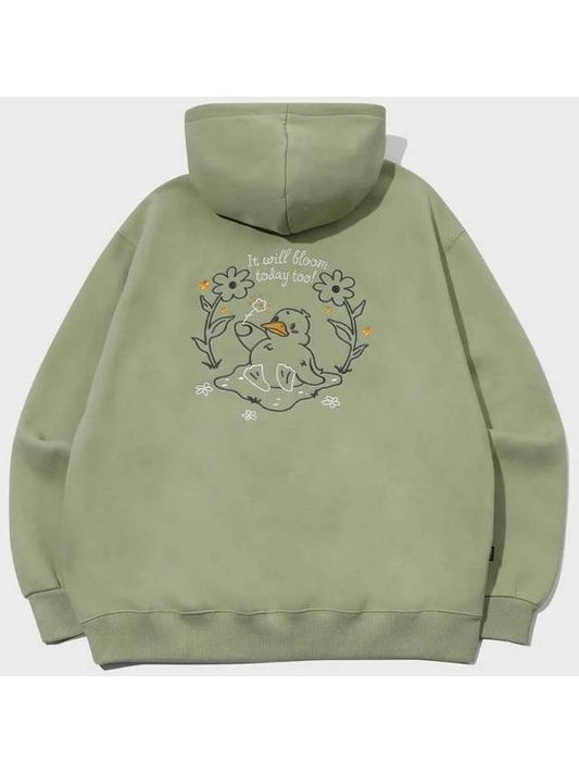 Will Bloom Flower Embroidery Hooded Top Khaki - CPGN STUDIO - BALAAN 1