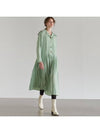 Women's Sailor Stitch Pleated Dress_Mint Green - MITTE - BALAAN 2