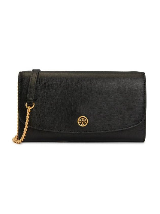 Robinson Chain Long Wallet Black - TORY BURCH - BALAAN 1