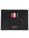 Note Compartment Card Wallet Black - THOM BROWNE - BALAAN 2