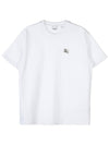 Crystal cotton oversized t-shirt 8065027 W CARRICK CRYSTAL EXD A1464 - BURBERRY - BALAAN 10