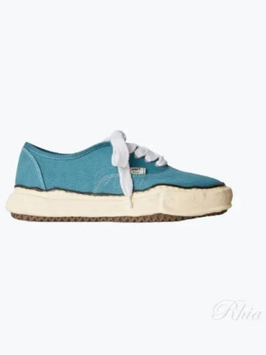 A09FW735 Blue Baker OG Sole Canvas Low Top Sneakers - MIHARA YASUHIRO - BALAAN 1