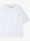 Logo Patch Short Sleeve T-Shirt White - ACNE STUDIOS - BALAAN 3