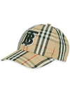 Vintage Check Motif Ball Cap Beige - BURBERRY - BALAAN.