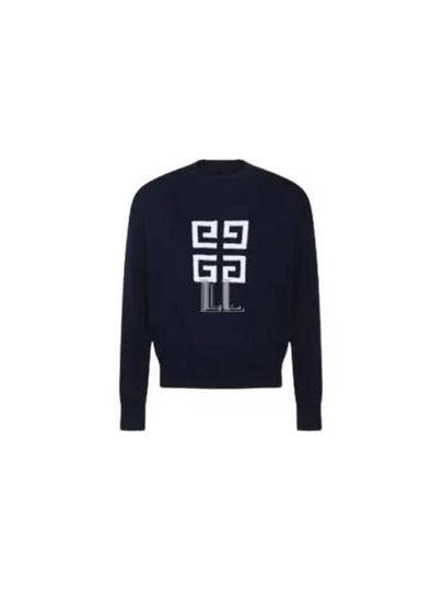 4G Cashmere Knit Top Navy - GIVENCHY - BALAAN 2