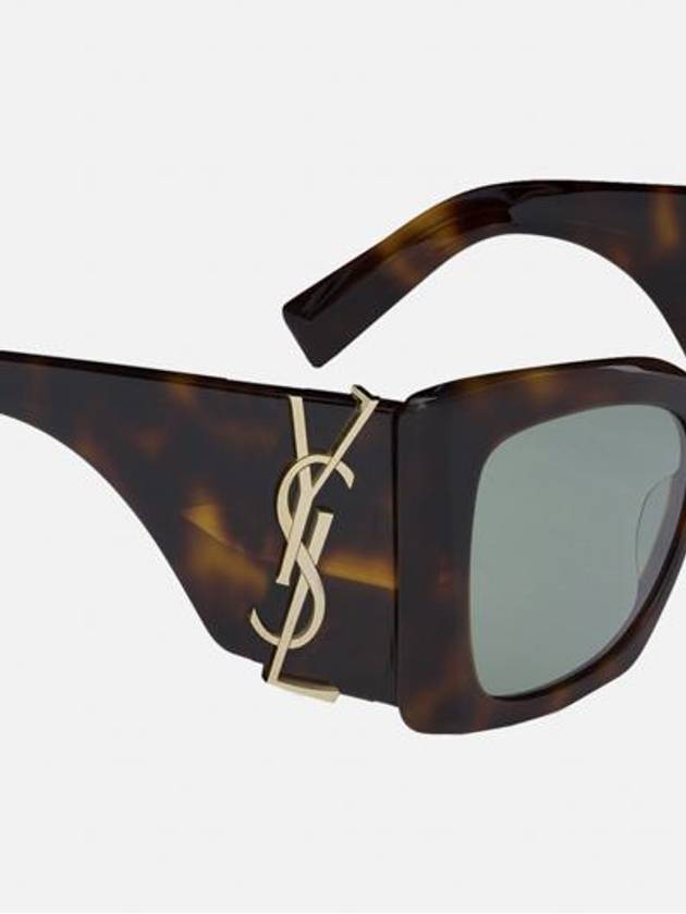 Eyewear Oversize Frame Sunglasses Havana Brown - SAINT LAURENT - BALAAN 4