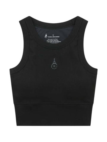 Women's Main Symbol Sports Sleeveless Black - ROND&DEMARRER - BALAAN 1