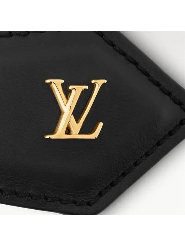 LV Backstage Leather Hair Clip Black - LOUIS VUITTON - BALAAN 4