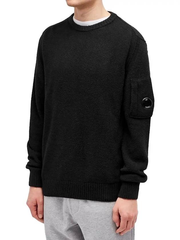 Fleece Knit Top Black - CP COMPANY - BALAAN 2