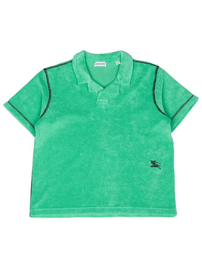 Kids Polo Shirt 8078634 KB5 ROLFE A1501 GREEN - BURBERRY - BALAAN 2