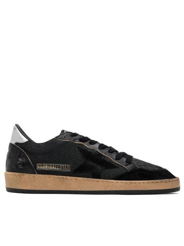 Ball Star Laminated Low Top Sneakers Black - GOLDEN GOOSE - BALAAN 3