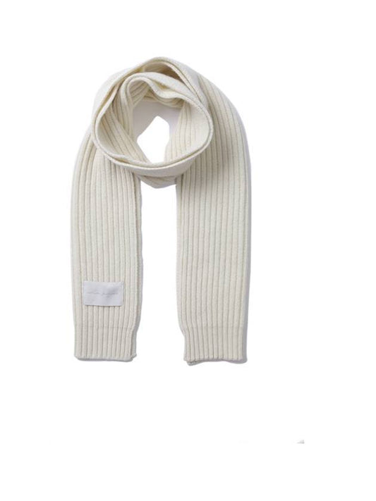 Mini Wool Knit Muffler Cream - WHITE PROJECT - BALAAN 1