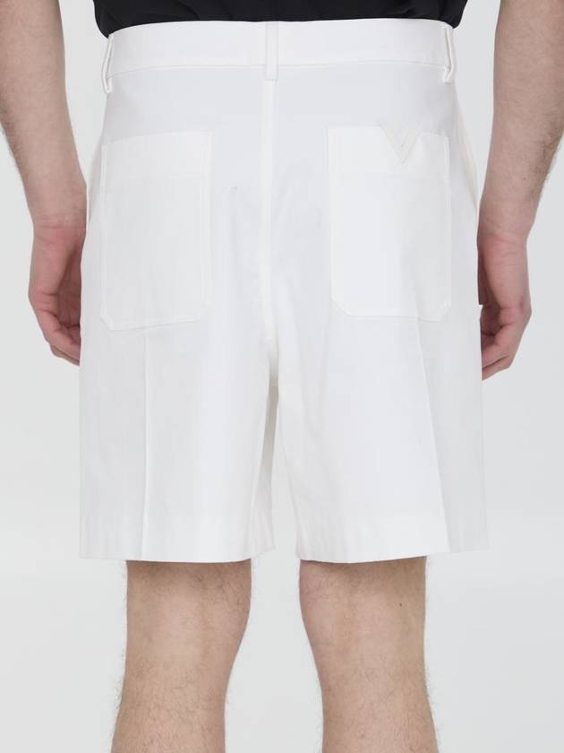 Bermuda Shorts With V Detail - VALENTINO - BALAAN 4