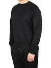 Men's Organic Cotton Blend Sweatshirt Black - TOM FORD - BALAAN 2