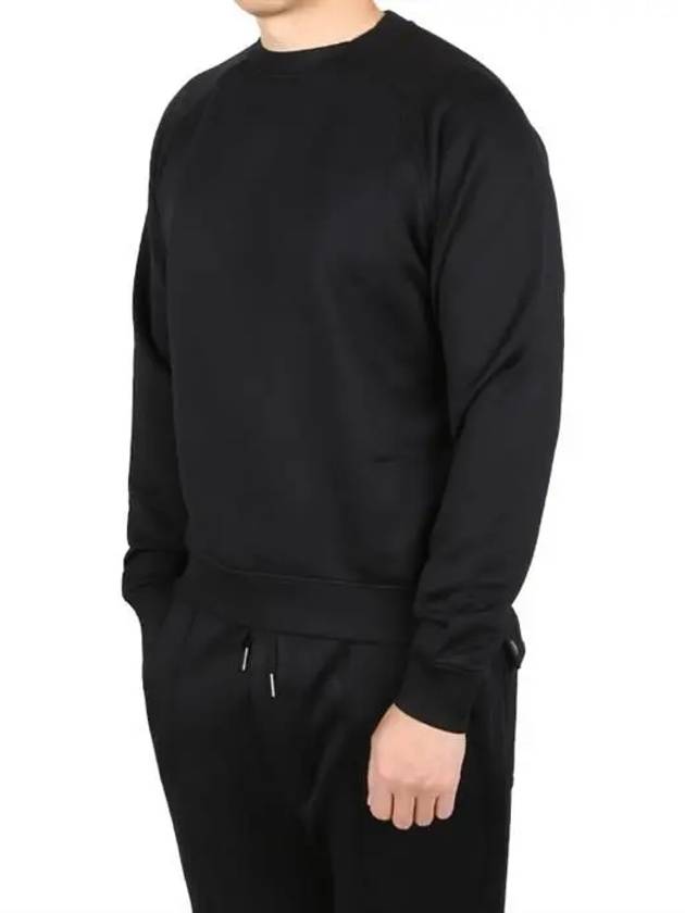 Men's Organic Cotton Blend Sweatshirt Black - TOM FORD - BALAAN 2