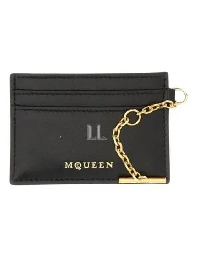 Logo Card Wallet Black - ALEXANDER MCQUEEN - BALAAN 2