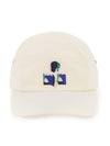 Tyron Embroidered Logo Ball Cap White - ISABEL MARANT - BALAAN 2