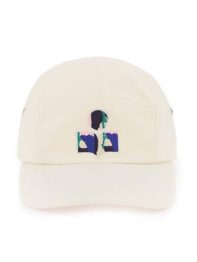 Tyron Embroidered Logo Ball Cap White - ISABEL MARANT - BALAAN 2