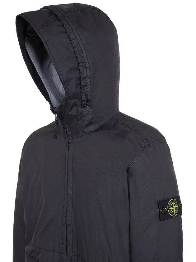 Nylon Metal Econyl Regenerated Zip-Up Jacket Black - STONE ISLAND - BALAAN 5