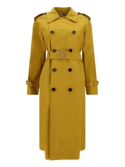 Gabardine Long Trench Coat Yellow - BURBERRY - BALAAN 2