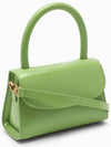 22FW Bypa semipatent leather top handle bag lime green 19PFMINALMWSMA STK - BY FAR - BALAAN 4