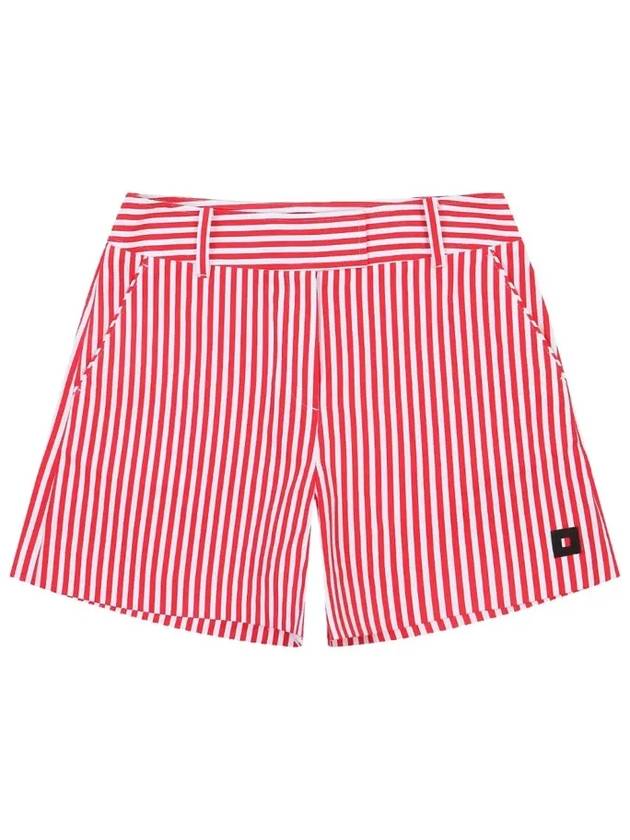 Striped Cotton Shorts OF5713LARED - ONOFF - BALAAN 1