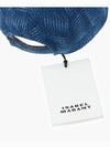 Tyron Logo Ball Cap Blue - ISABEL MARANT - BALAAN 4