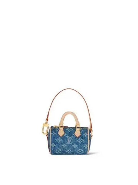 Micro Speedy Bag Charm Blue - LOUIS VUITTON - BALAAN 2