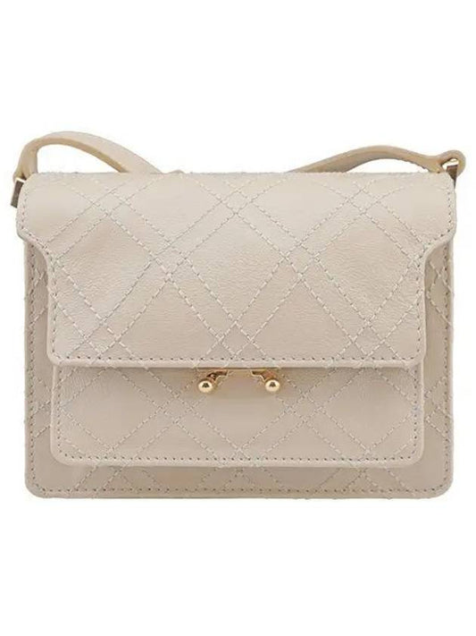 Women's Trunk Soft Mini Shoulder Bag Beige - MARNI - BALAAN 2