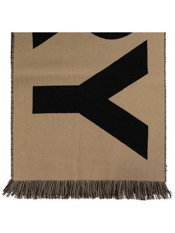 Logo Archive Muffler Brown - BURBERRY - BALAAN.