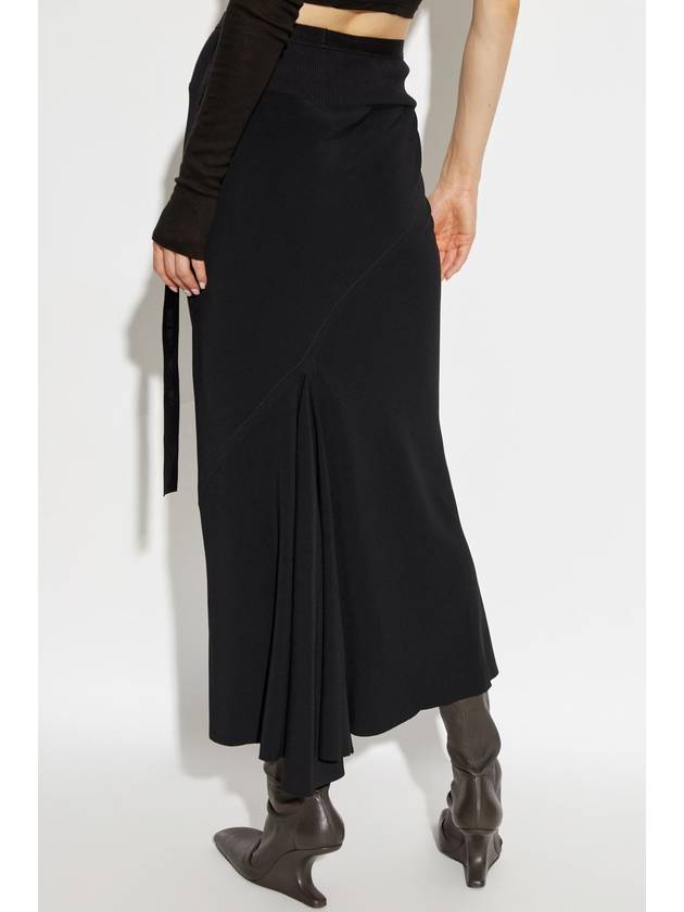 Rick Owens Skirt Calf Bias, Women's, Black - RICK OWENS - BALAAN 4