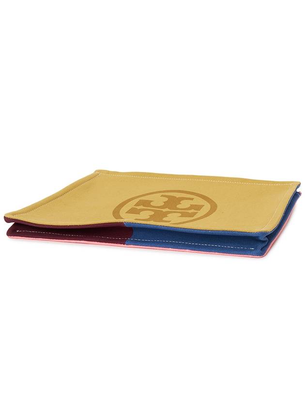 Ella Clutch Bag Mustard - TORY BURCH - BALAAN 6