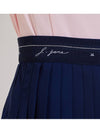 Golf Wear Uncut Chiffon Pleated Skirt Navy - J JANE - BALAAN 4