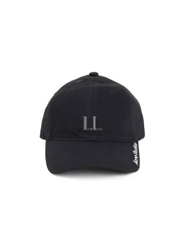 Embroidered Logo Ball Cap Black - ACNE STUDIOS - BALAAN 2