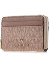 Jet Set Small Logo Card Wallet Ballet - MICHAEL KORS - BALAAN 3