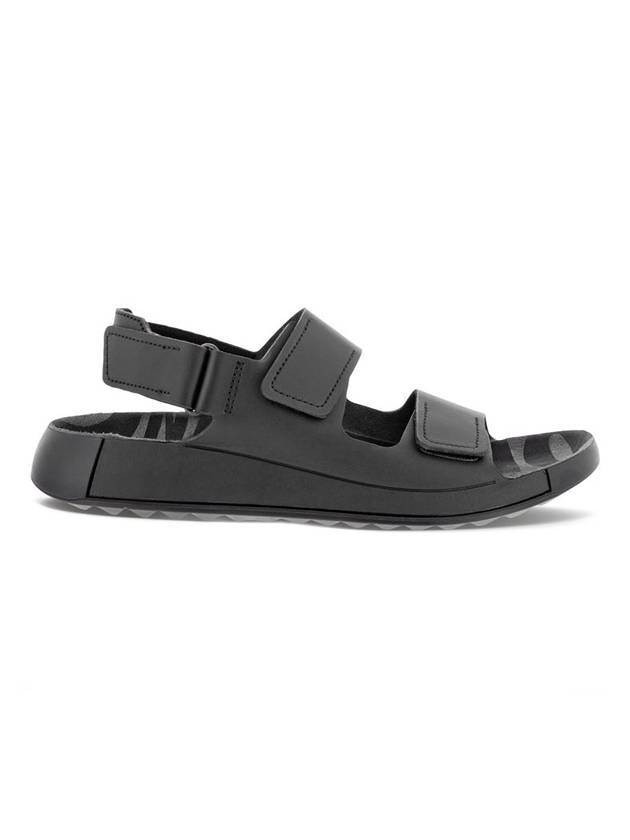 Cozmo Leather Sandals Black - ECCO - BALAAN 1