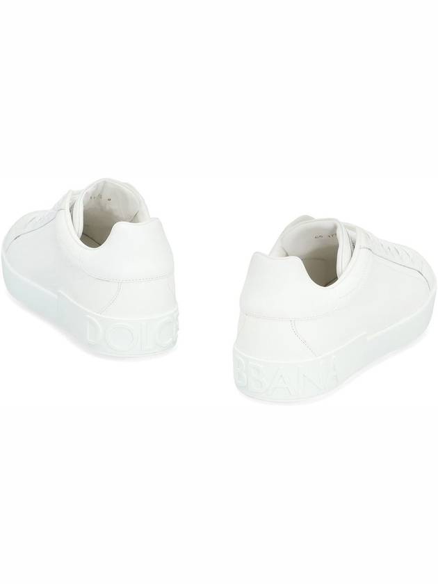 Portofino Calfskin Low Top Sneakers White - DOLCE&GABBANA - BALAAN 5