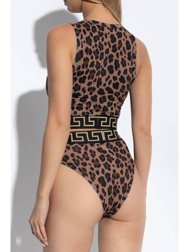 Versace Animal Print Briefs, Women's, Brown - VERSACE - BALAAN 3