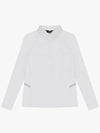 Drew Incision Modified Poly Long Sleeve T-Shirt DF41LT03WHITE - DRUH GOLF - BALAAN 1