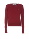 ORB Logo Knit Top Red - VIVIENNE WESTWOOD - BALAAN 2