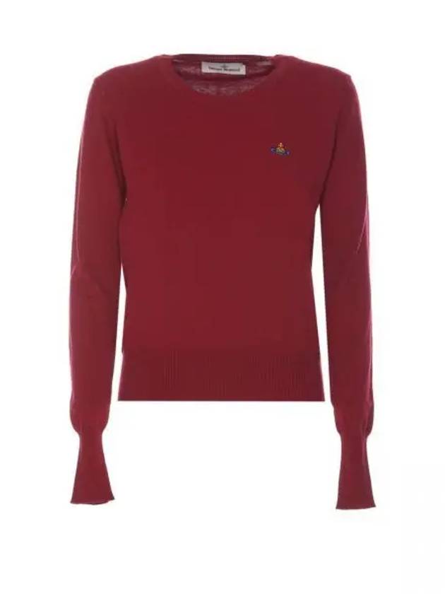 ORB Logo Knit Top Red - VIVIENNE WESTWOOD - BALAAN 2