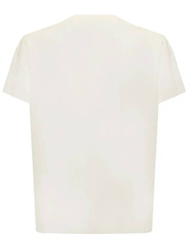 Reverse Logo Jersey Short Sleeve T-Shirt Ivory - MAISON MARGIELA - BALAAN 4