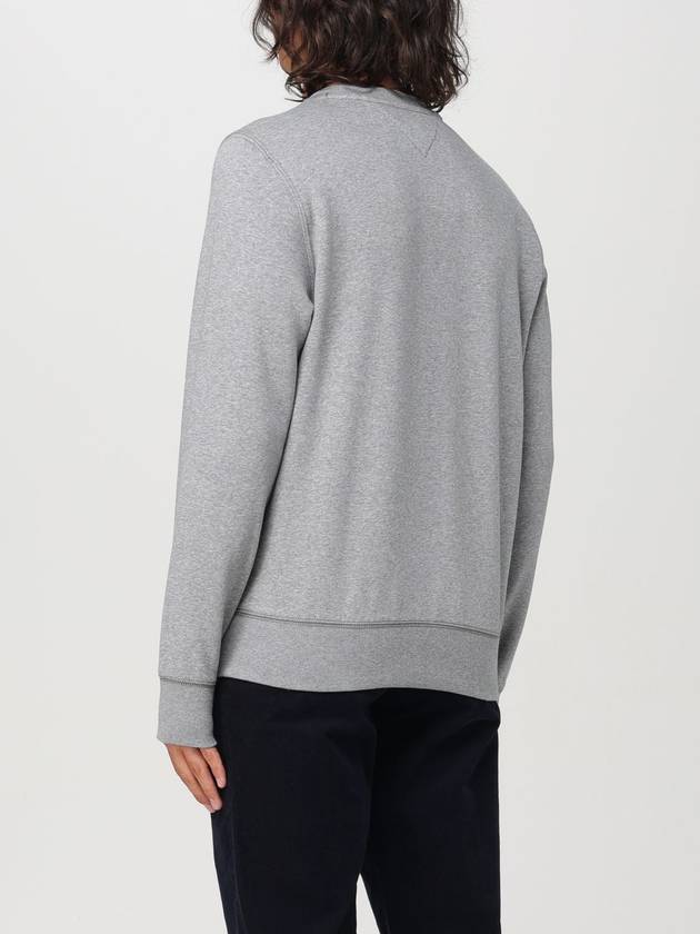 TH Flex Logo Sweatshirt Medium Grey Heather - TOMMY HILFIGER - BALAAN 3